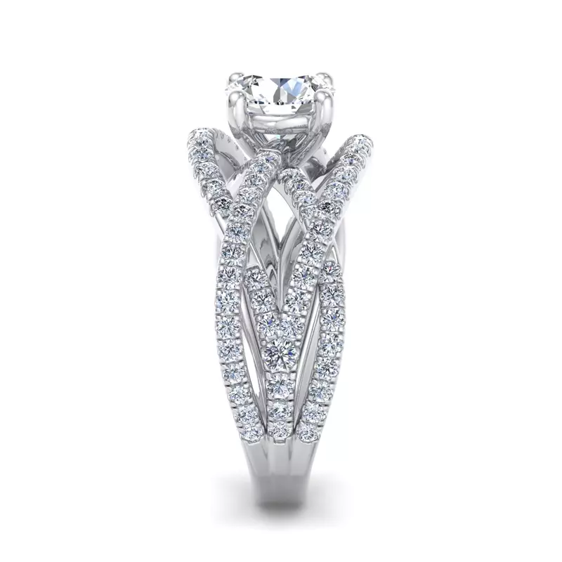 14K White Gold Lena Engagement Ring