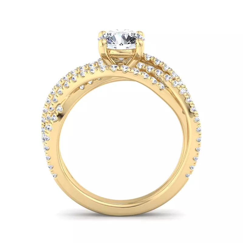 14K Yellow Gold Lena Engagement Ring