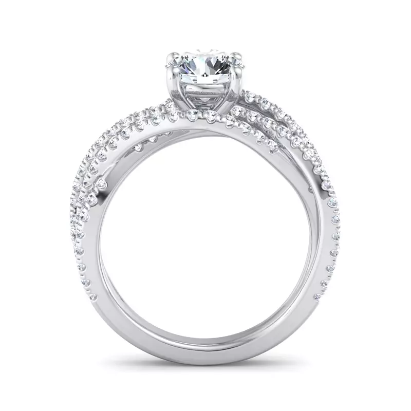 18K White Gold Lena Engagement Ring
