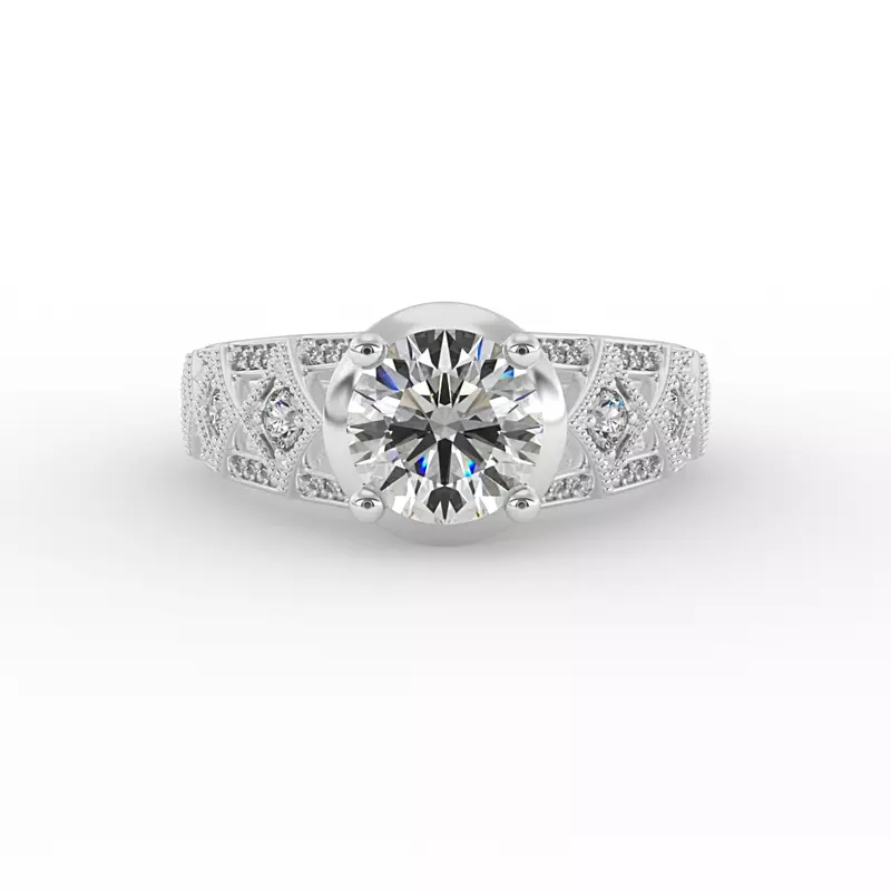 14K White Gold Paige Engagement Ring