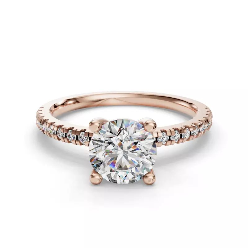 Kennedy Pave Engagement Ring