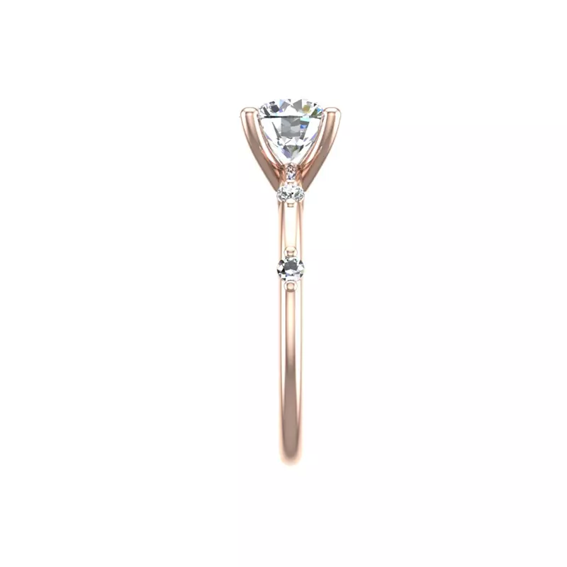 14K Rose Gold Mariana Engagement Ring