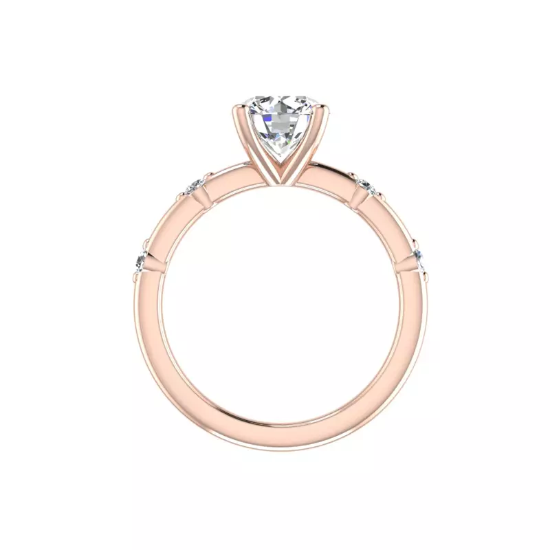 14K Rose Gold Mariana Engagement Ring