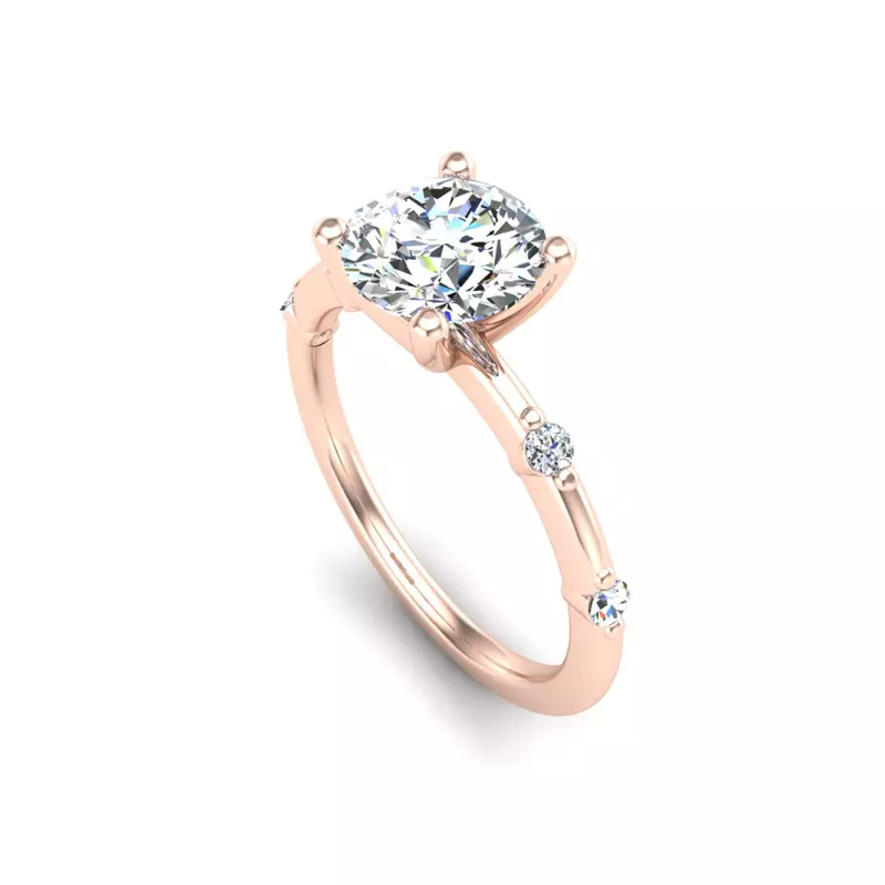 14K Rose Gold Mariana Engagement Ring