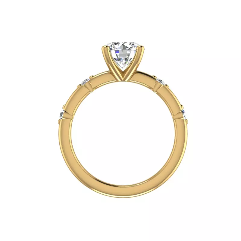 18K Yellow Gold Mariana Engagement Ring