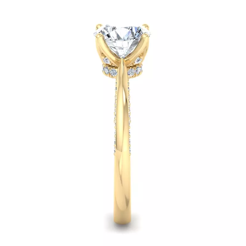 18K Yellow Gold Jazlyn Solitaire Engagement Ring