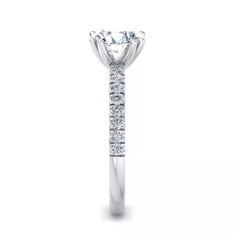 14K White Gold Scarlet Engagement Ring