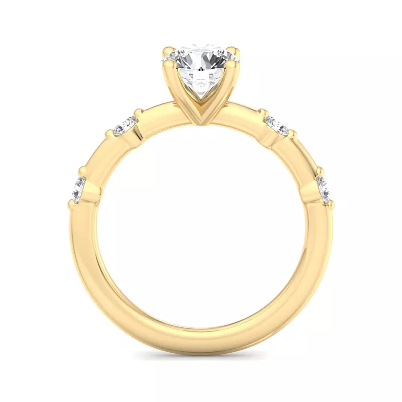 18K Yellow Gold Bristol Engagement Ring