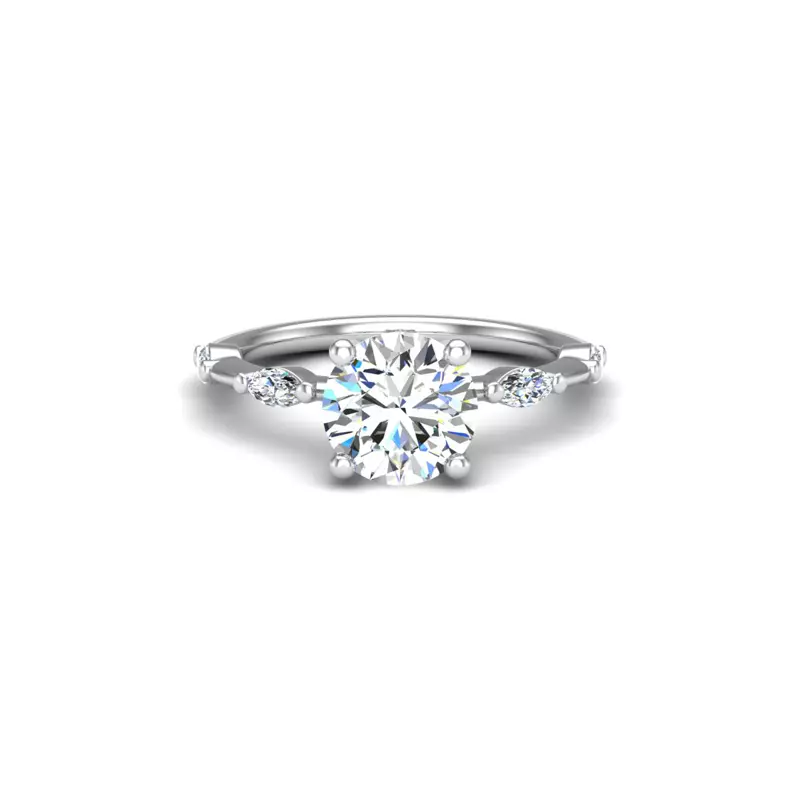 Navy Engagement Ring