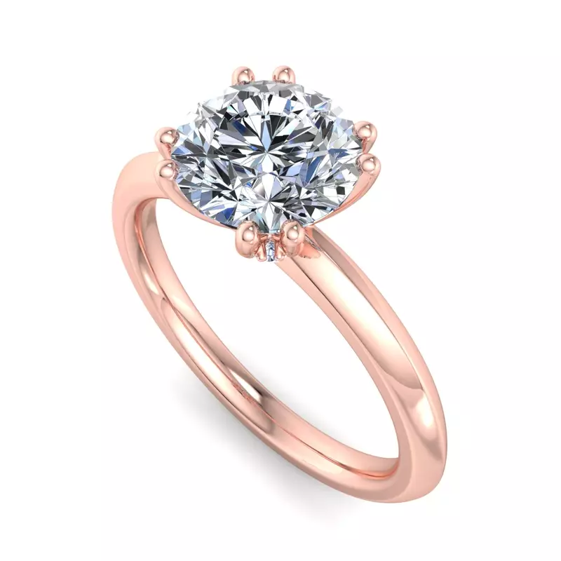 14K Rose Gold Sarai Engagement Ring