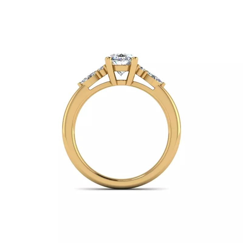 18K Yellow Gold Avianna Engagement Ring