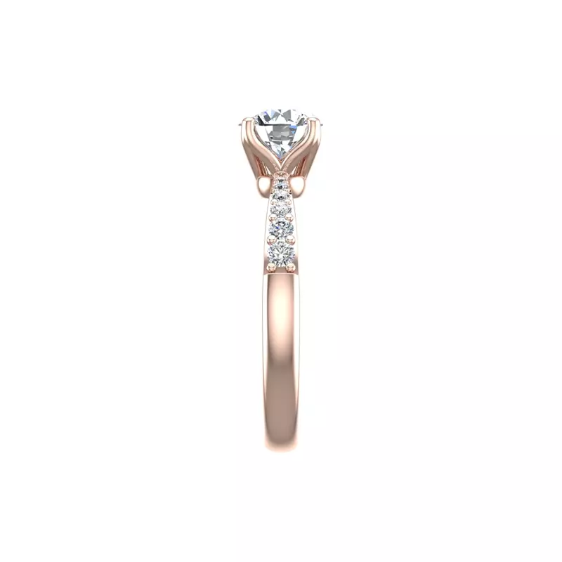 14K Rose Gold Felicity Engagement Ring