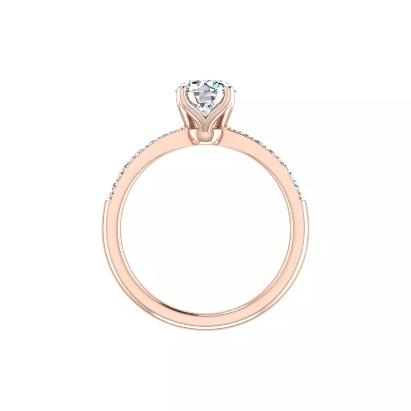 14K Rose Gold Felicity Engagement Ring