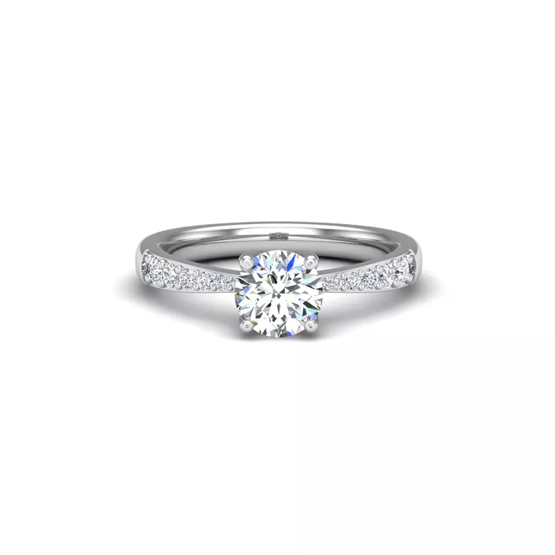 14K White Gold Felicity Engagement Ring