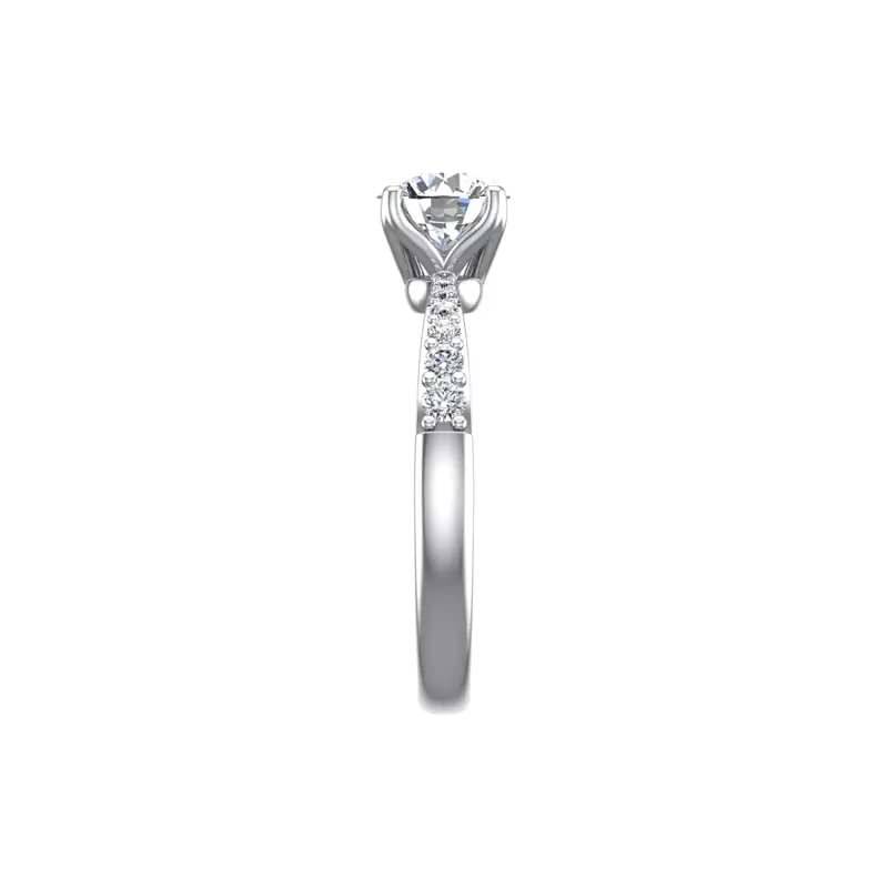 14K White Gold Felicity Engagement Ring