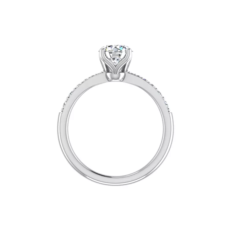 14K White Gold Felicity Engagement Ring