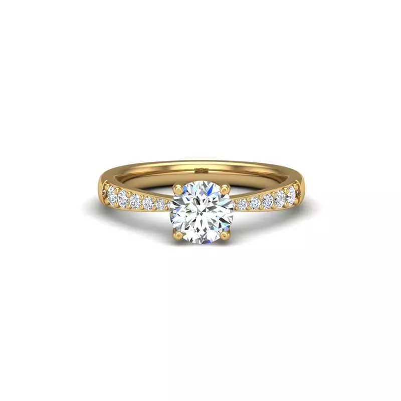 18K Yellow Gold Felicity Engagement Ring