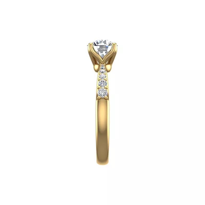 18K Yellow Gold Felicity Engagement Ring
