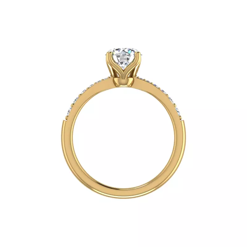 18K Yellow Gold Felicity Engagement Ring