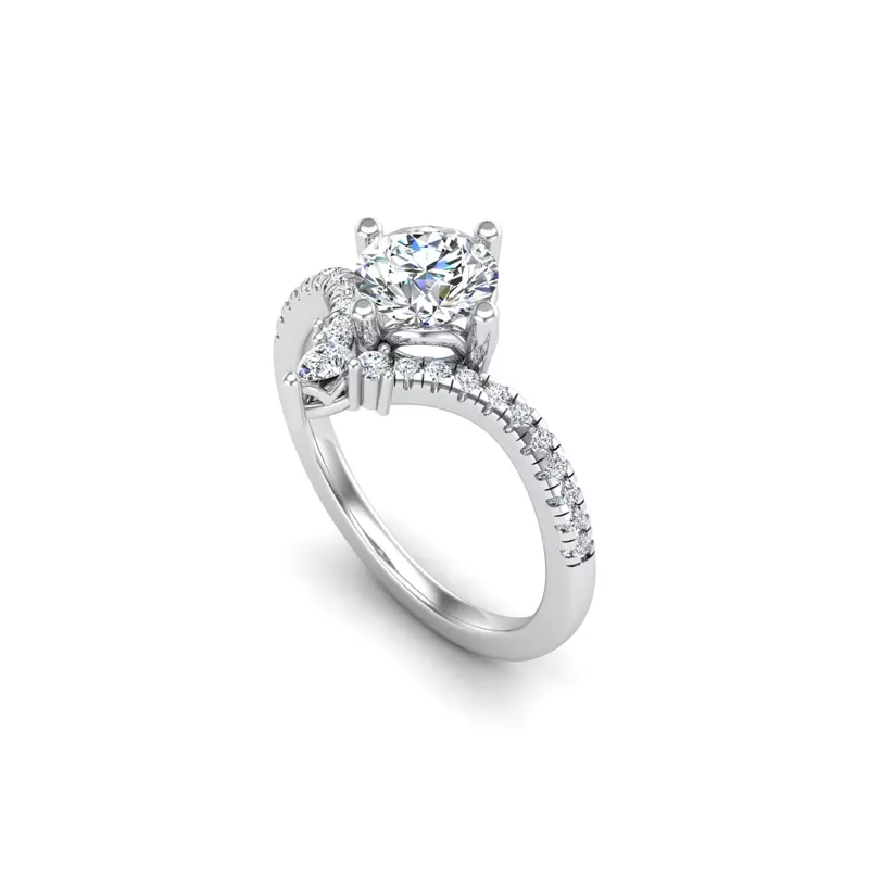 Platinum Holly Engagement Ring