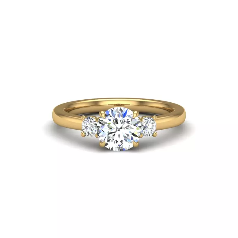 Oaklee 3 Stone Engagement Ring