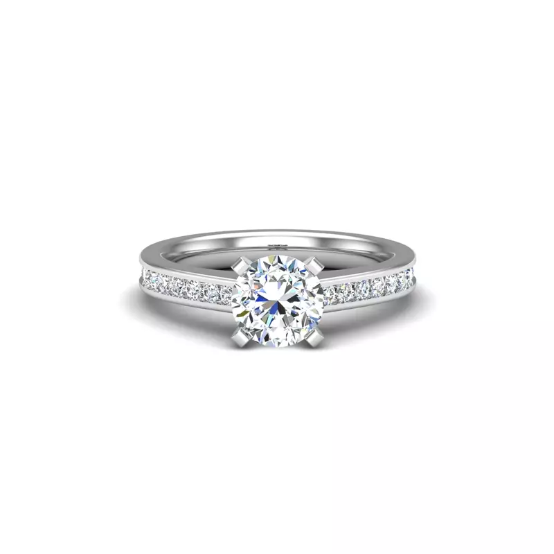 Lyra Channel Engagement Ring