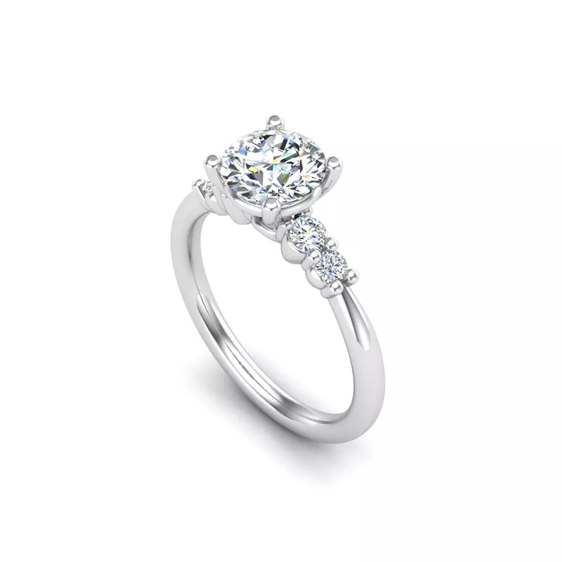 Platinum Madelynn 5-Stone Ring