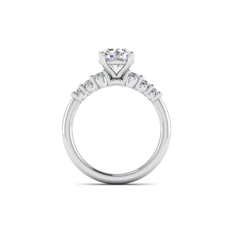 Platinum Angel 7 Stone Ring