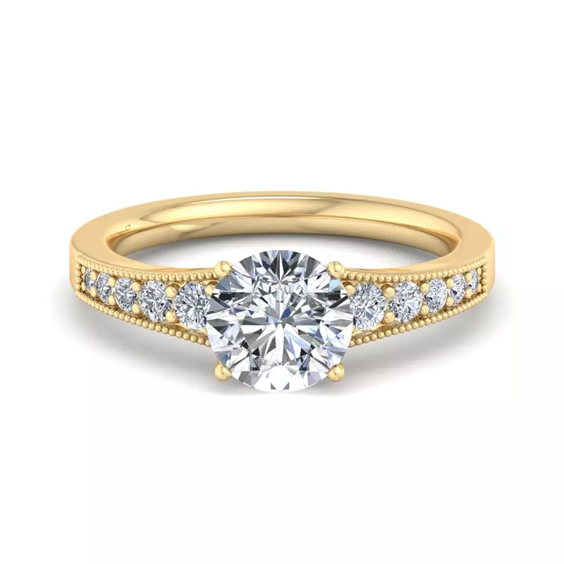 Xiamora Pave Engagement Ring
