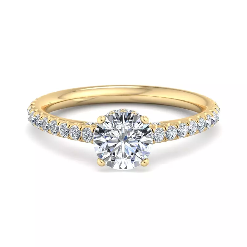 18K Yellow Gold Elora Engagement Ring