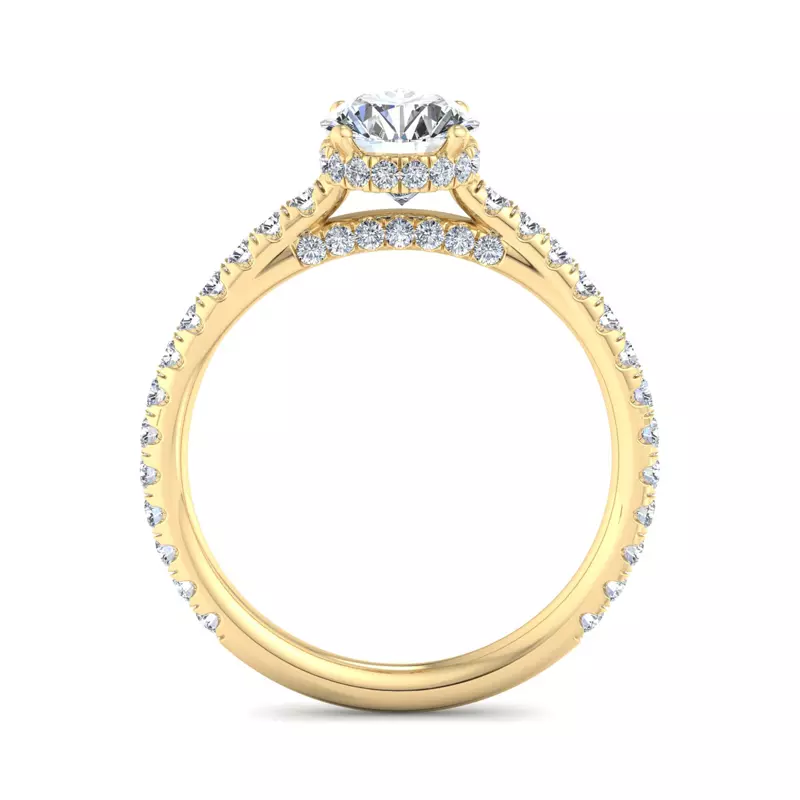 18K Yellow Gold Elora Engagement Ring