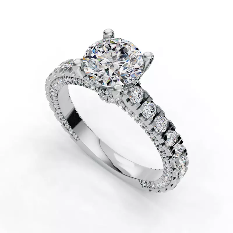 18K White Gold Katalina Engagement Ring