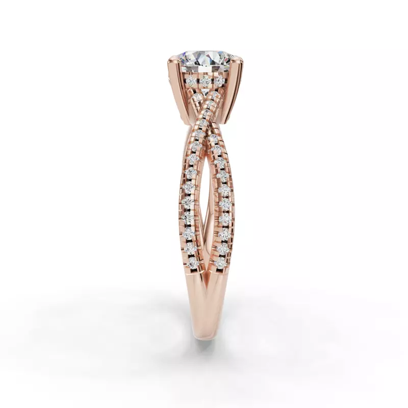 14K Rose Gold Kaliyah Engagement Ring