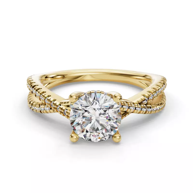 14K Yellow Gold Kaliyah Engagement Ring