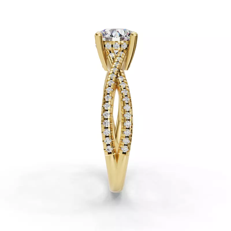 14K Yellow Gold Kaliyah Engagement Ring