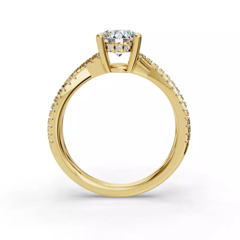 14K Yellow Gold Kaliyah Engagement Ring