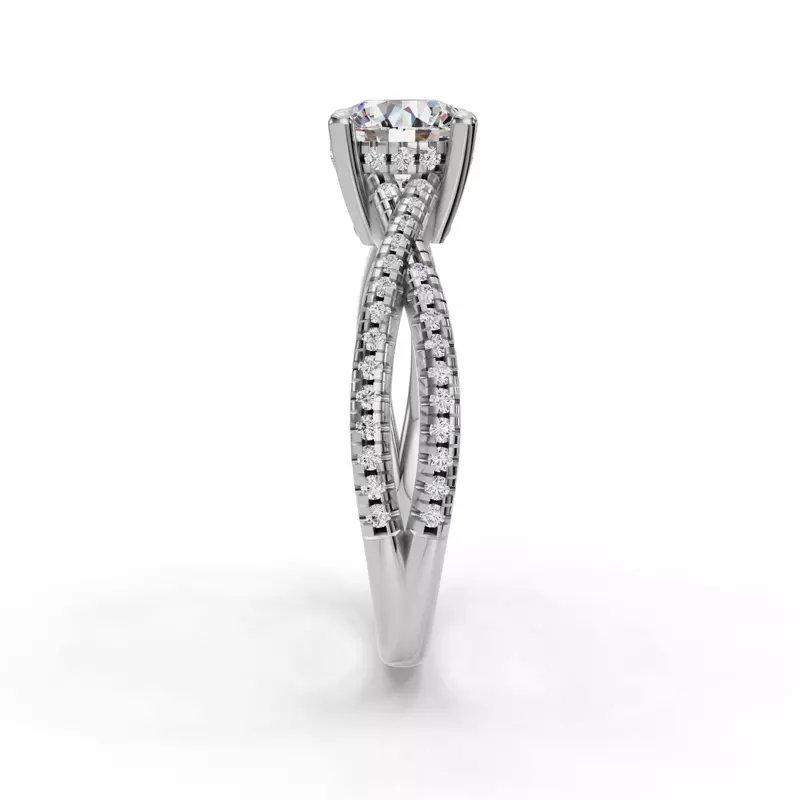 18K White Gold Kaliyah Engagement Ring