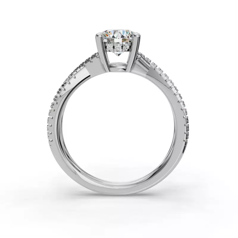 18K White Gold Kaliyah Engagement Ring