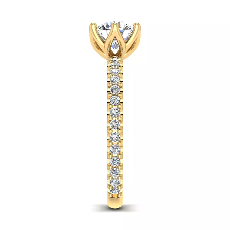 14K Yellow Gold Beatrice Engagement Ring