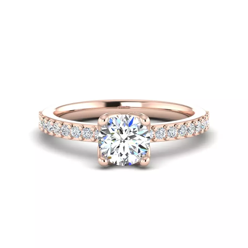 14K Rose Gold Yaretzi Tulip Engagement Ring