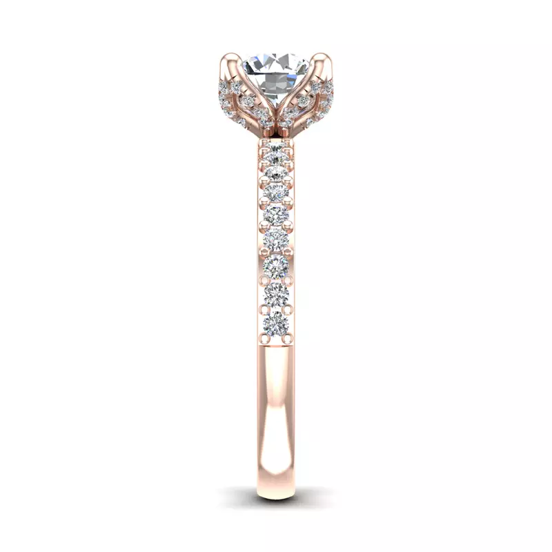 14K Rose Gold Yaretzi Tulip Engagement Ring