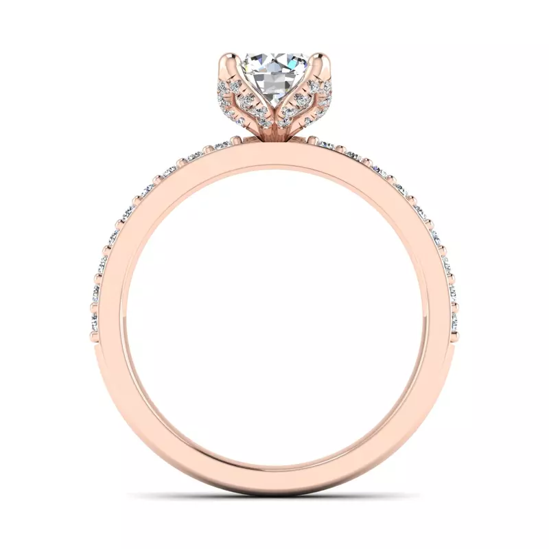 14K Rose Gold Yaretzi Tulip Engagement Ring