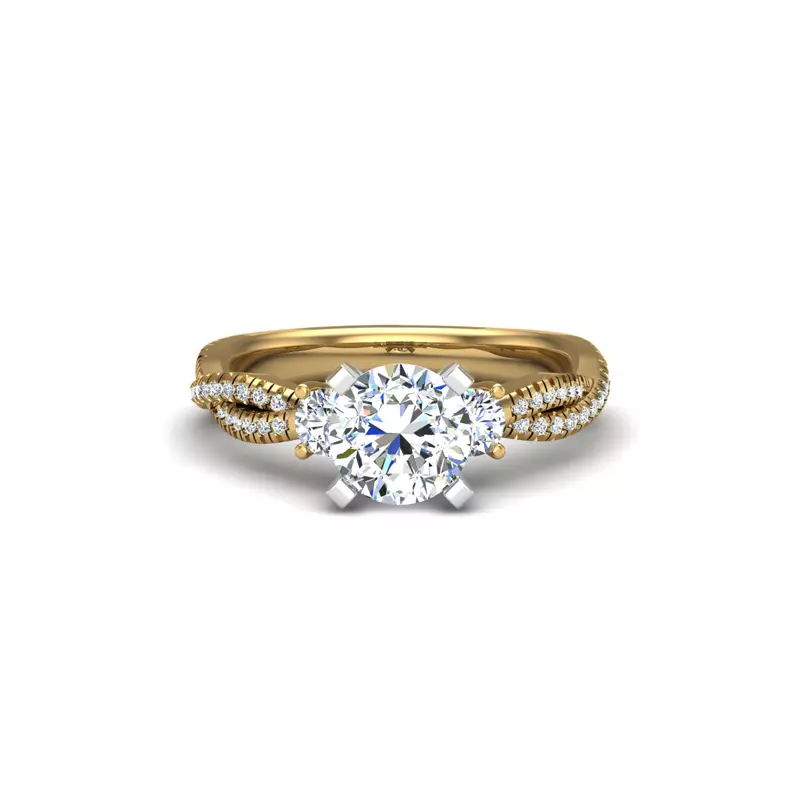 14K Yellow Gold Clementine Engagement Ring