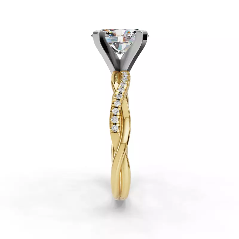 14K Yellow Gold Heaven Engagement Ring