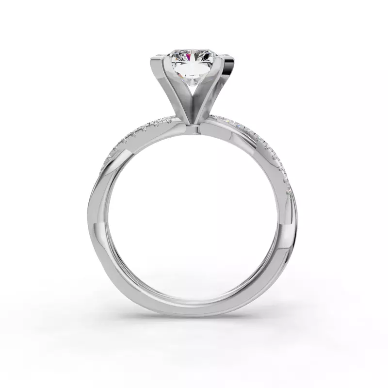 18K White Gold Heaven Engagement Ring