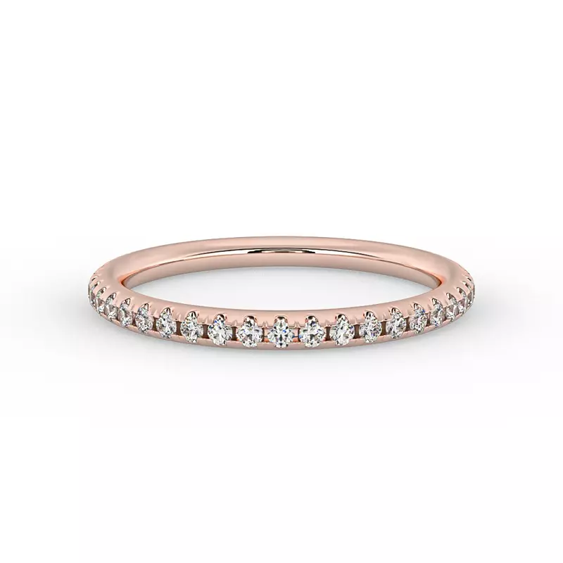 14K Rose Gold Naomi Pave Band