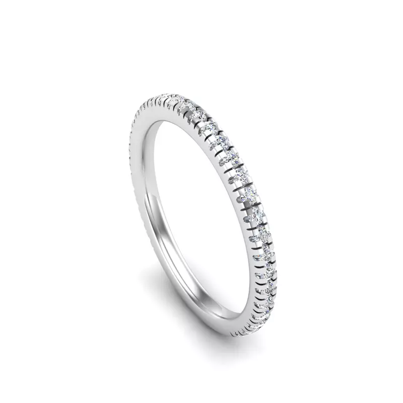 Platinum Madelyn Pave Band