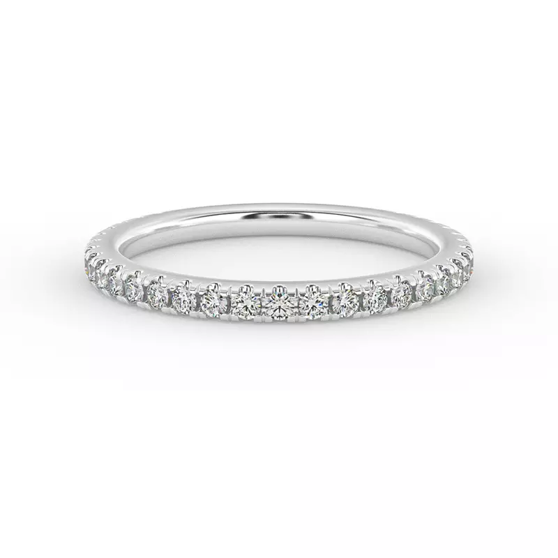 Platinum Madelyn Pave Band