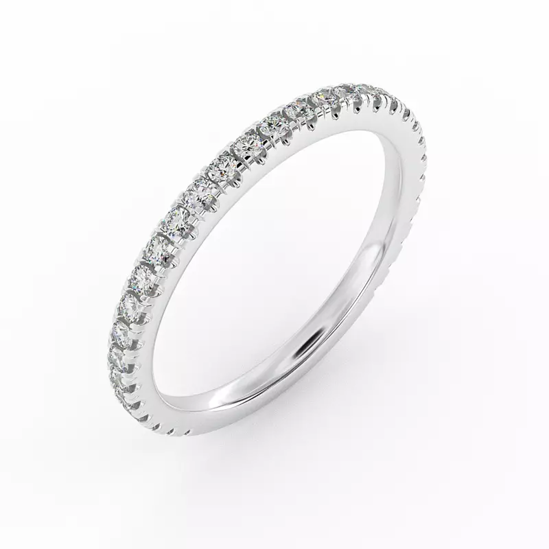 Platinum Madelyn Pave Band