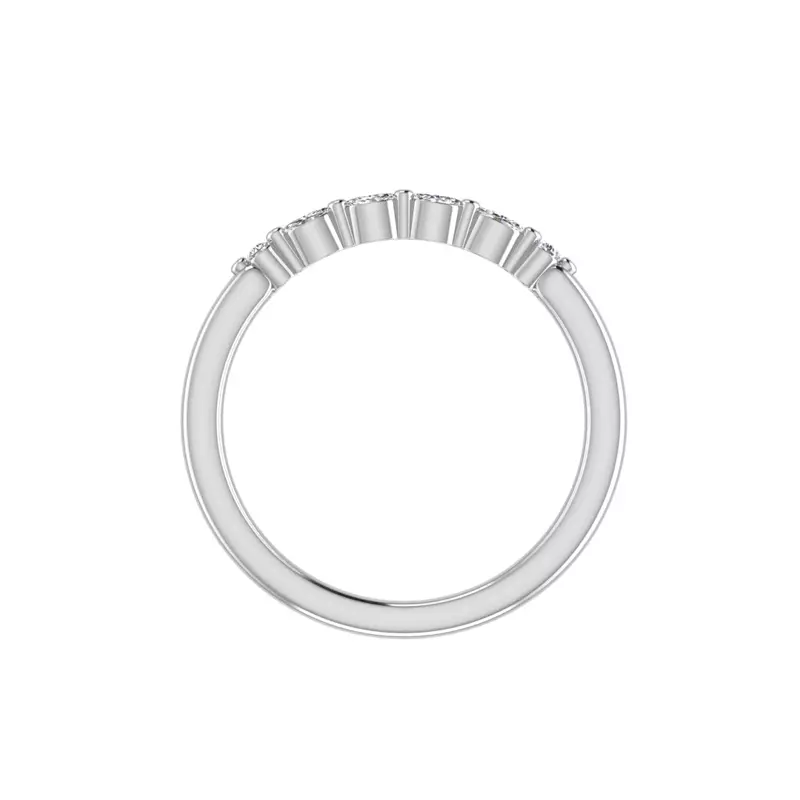 18K White Gold Allisson Marquise Diamond Band